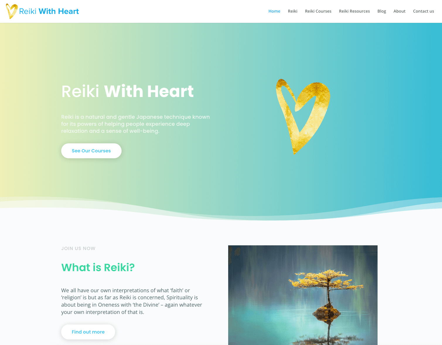 ReikiWithHeart Home Page